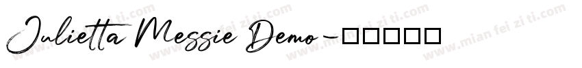 Julietta Messie Demo字体转换